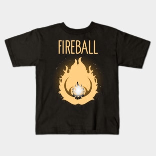 Fireball Skull Kids T-Shirt